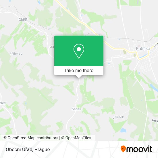 Obecní Úřad map