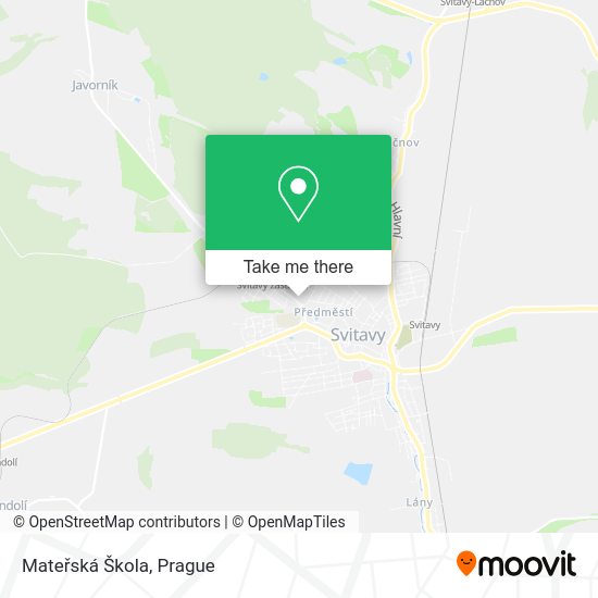 Mateřská Škola map