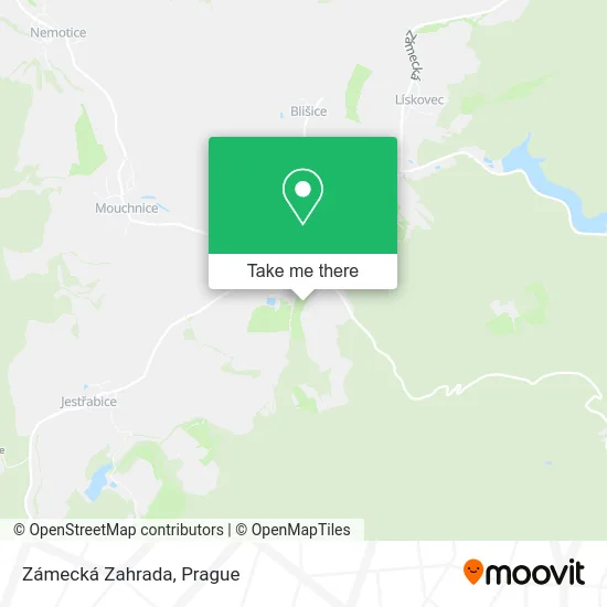 Карта Zámecká Zahrada