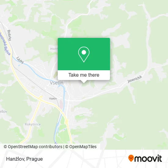 Карта Hanžlov