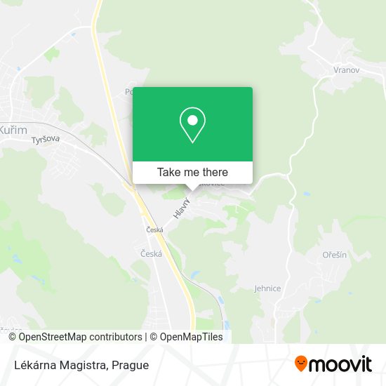 Lékárna Magistra map