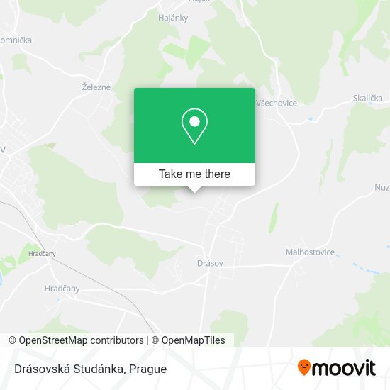 Drásovská Studánka map