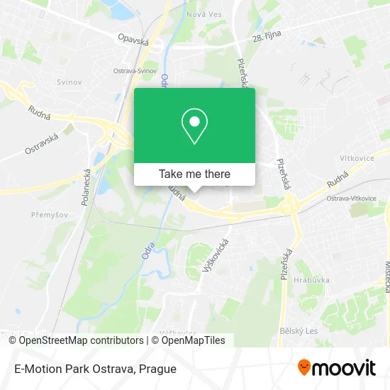 Карта E-Motion Park Ostrava