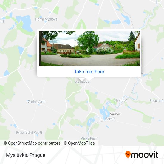 Myslůvka map