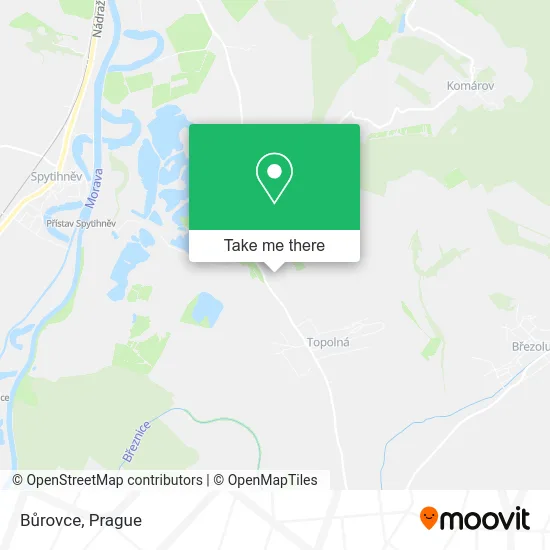 Карта Bůrovce