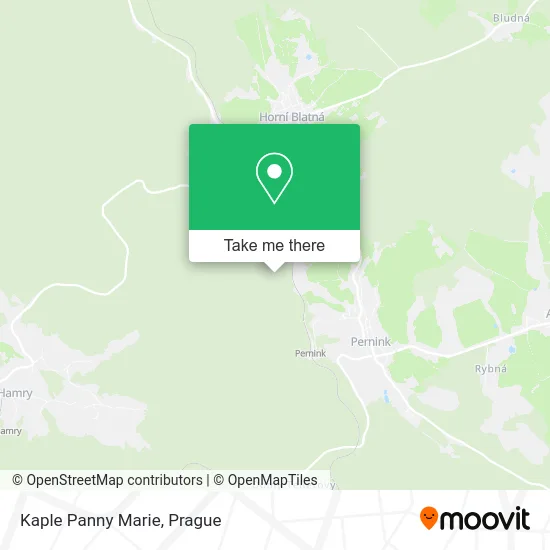 Карта Kaple Panny Marie