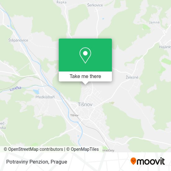 Карта Potraviny Penzion