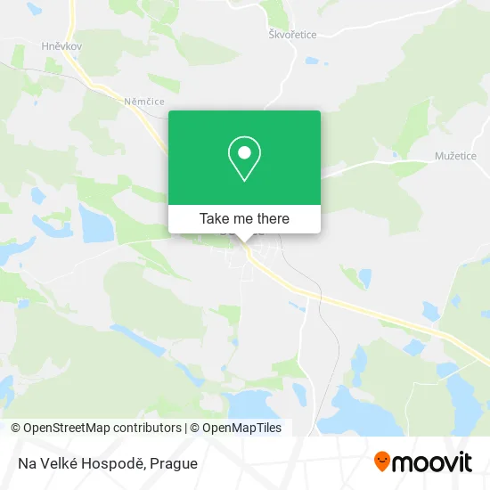 Карта Na Velké Hospodě
