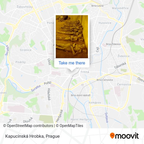 Kapucínská Hrobka map