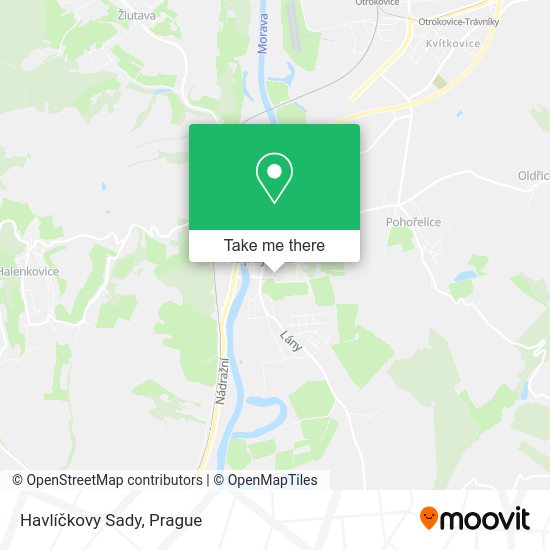 Havlíčkovy Sady map