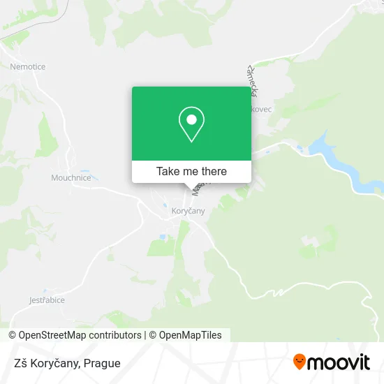 Карта Zš Koryčany