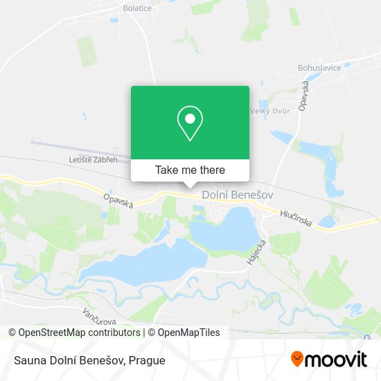 Sauna Dolní Benešov map