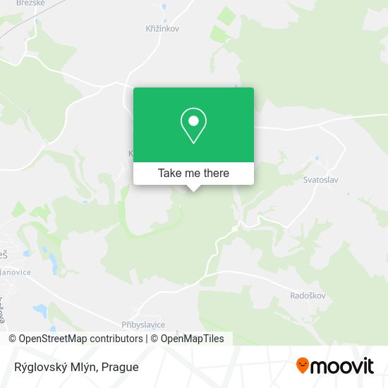 Rýglovský Mlýn map