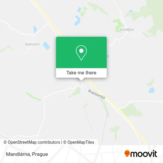 Карта Mandlárna