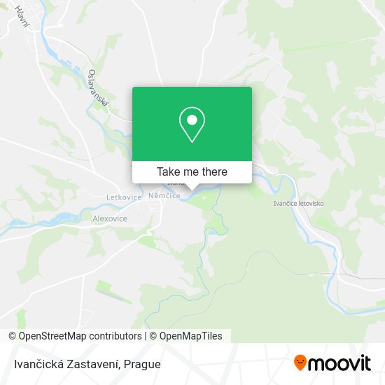 Ivančická Zastavení map