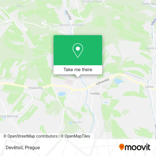 Карта Devětsil