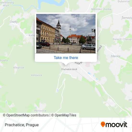 Карта Prachatice