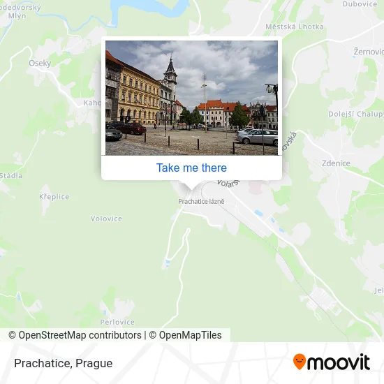 Карта Prachatice
