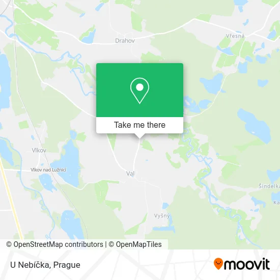 Карта U Nebíčka