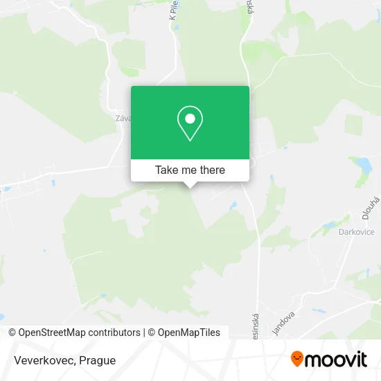 Карта Veverkovec