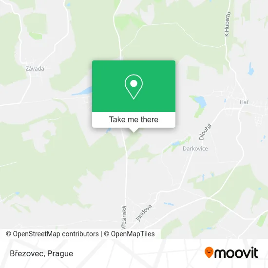 Карта Březovec