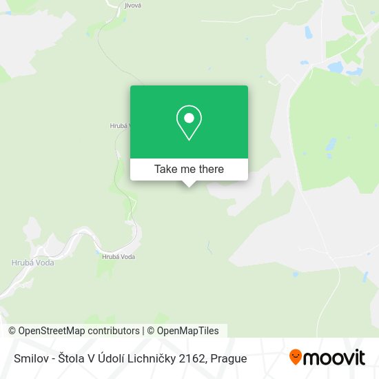 Smilov - Štola V Údolí Lichničky 2162 map
