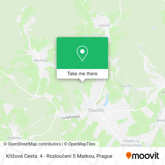 Křížová Cesta: 4 - Rozloučení S Matkou map