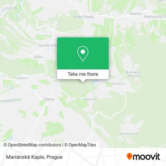 Карта Mariánská Kaple