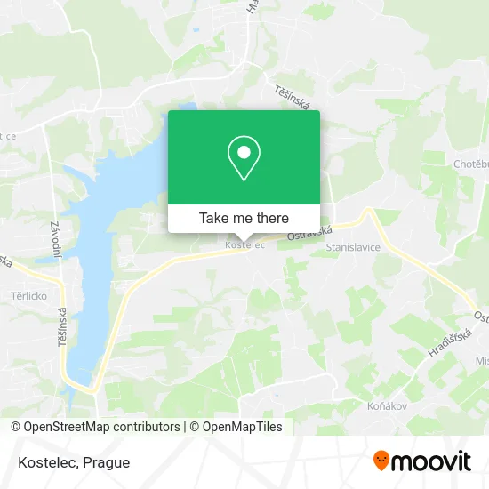 Kostelec map