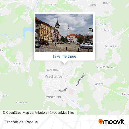Карта Prachatice