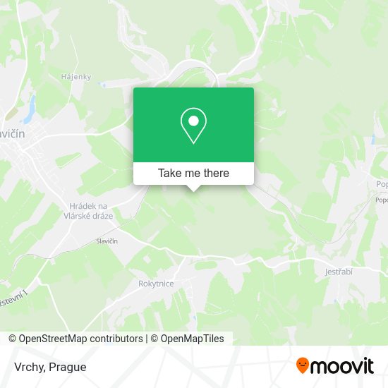 Карта Vrchy