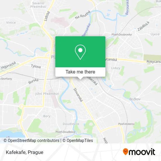 Карта Kafekafe
