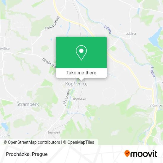 Карта Procházka