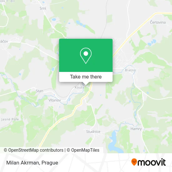Карта Milan Akrman
