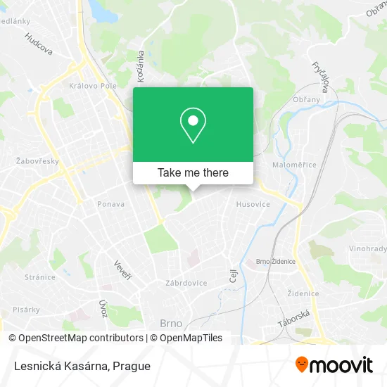 Карта Lesnická Kasárna