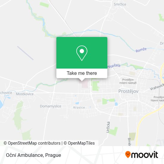 Oční Ambulance map