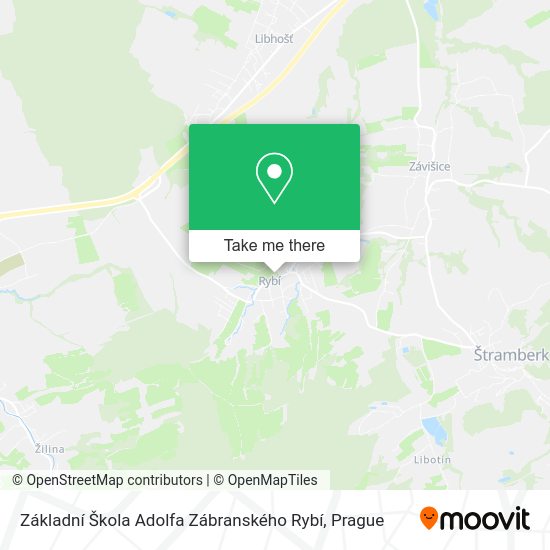 Základní Škola Adolfa Zábranského Rybí map