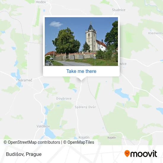 Карта Budišov