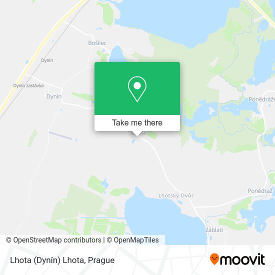 Lhota (Dynín) Lhota map