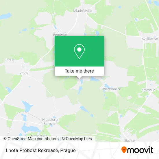 Карта Lhota Probost Rekreace