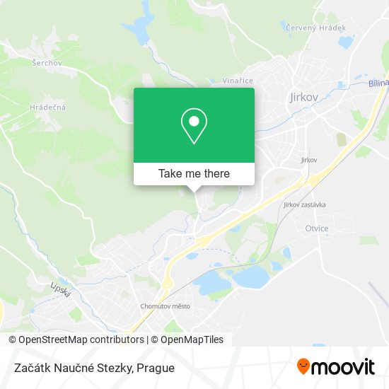 Začátk Naučné Stezky map