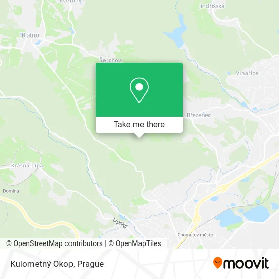 Kulometný Okop map