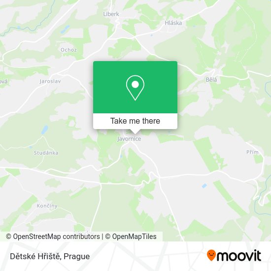 Dětské Hřiště map