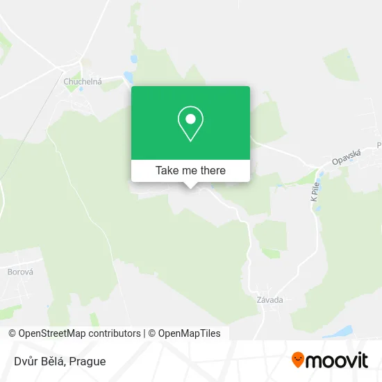 Карта Dvůr Bělá