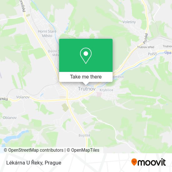 Lékárna U Řeky map