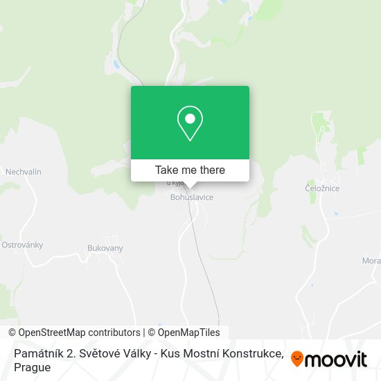 Památník 2. Světové Války - Kus Mostní Konstrukce map