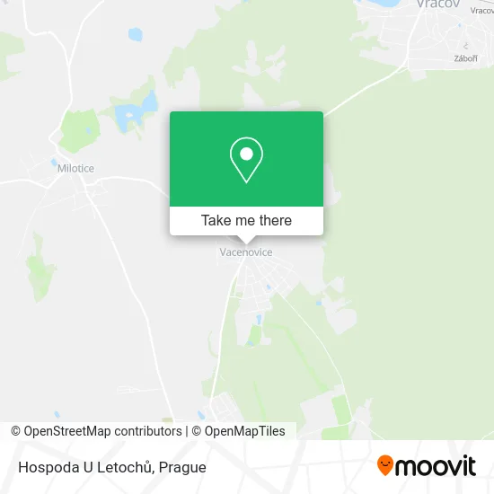 Карта Hospoda U Letochů