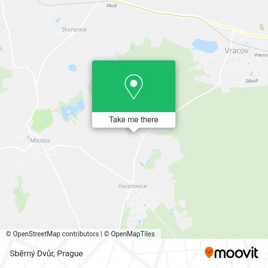 Sběrný Dvůr map