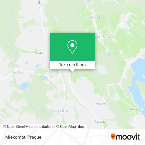 Карта Mlékomat