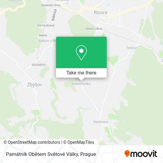 Památník Obětem Světové Války map
